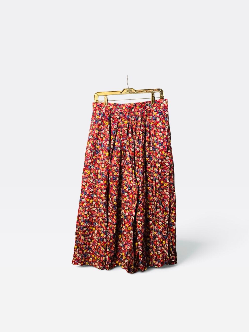 Vintage 90s Liz Sport Floral Wide-Leg Culottes Palazzo Pants  SZ 12